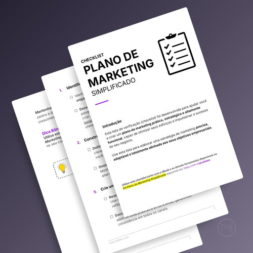 Checklist Plano de Marketing Simplificado