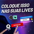 Animação Chroma Key com botões Curtir, Inscrever e Notificações